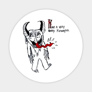 Merry Krampus { by Dylan } Magnet